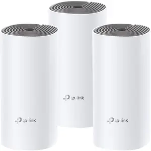 Sistem Wireless Mesh TP-Link Deco E4, Dual Band, 1200 Mbps, 3 Pack (Alb)