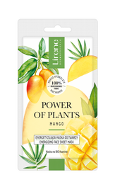 Masca faciala energizanta Power of Plants Mango, 1 bucata, Lirene