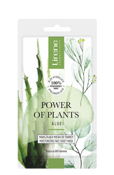 Masca faciala hidratanta Power of Plants Aloe, 1 bucata, Lirene