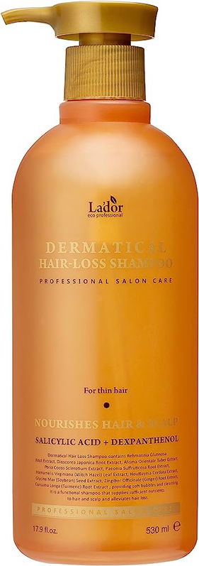 Sampon pentru caderea parului subtire Dermatical, 530ml, La`dor