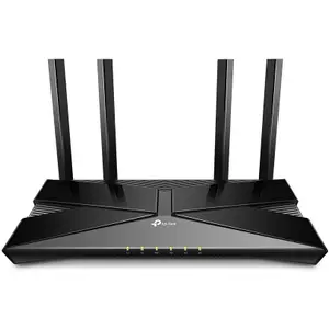 Router Wireless TP-LINK Archer AX10, Gigabit, Triple-Core, Wi-Fi 6, Dual Band, 1500 Mbps, 4 Antene externe, Compatibil Alexa (Negru)