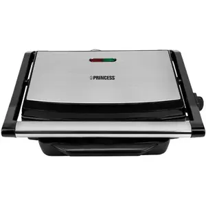 Gratar electric Princess 0111241501001, 2000W, Indicator LED, 30x24 cm (Negru)