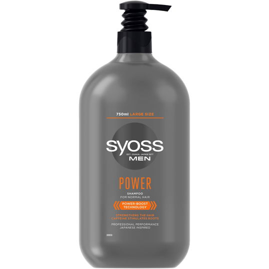 Sampon pentru barbati Power, 750ml, Syoss
