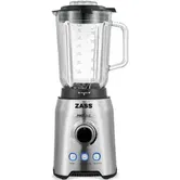 Blender Zass ZSB 09, 1000 W, 1.5 l, cutit inox 6 lame, cana sticla termorezistenta (Inox)