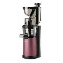 Storcator de fructe si legume Taurus Liquajuice LS-651, 200 W, recipient suc 0,8 l, 60 RPM, melc, 1 Viteza, functie reverse, tub de alimentare dublu 75/35 mm (Rosu/Negru)