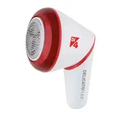 Aparat de curatare scame Daga Di4 Delicato Flex, 2.4 V, acumulator, cutit inox, cap rabatabil, reglarea inaltimii de taiere, autonomie 60 min, incarcare USB (Alb/Rosu)
