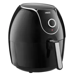 Friteuza cu aer cald Princess Aerofryer XXL 0118205501001, 1700 W, 5.2 l, afisaj LCD, cronometru 60 min, 9 portii, prajire fara ulei (Negru)