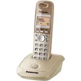 Telefon Fix Panasonic KX-TG2511PDJ, display LCD, memorie 50 numere, 5 melodii (Bej)