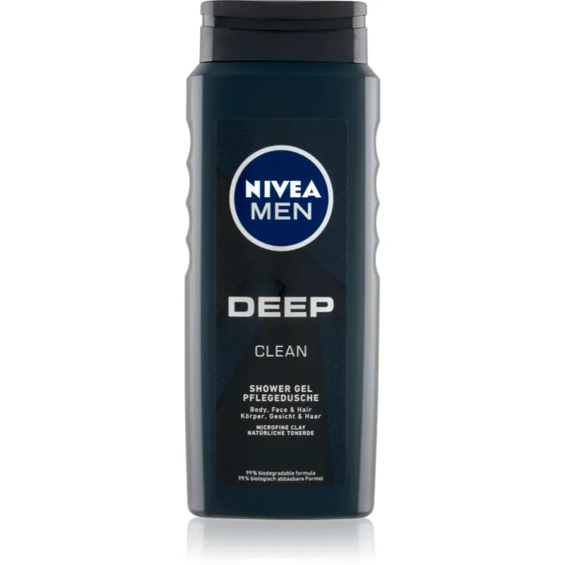 NIVEA MEN Deep Gel de duș pentru bărbați 500 ml
