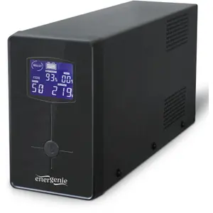 UPS GEMBIRD 650VA/390W, AVR, 1 x Schuko, 2 x IEC C13