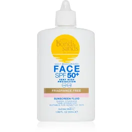 Bondi Sands SPF 50+ Fragrance Free Tinted Face Fluid crema protectoare cu efect de tonifiere faciale SPF 50+ 50 ml