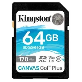 Card de memorie Kingston SDXC CANVAS GO PLS 64GB CL10 UHS-I