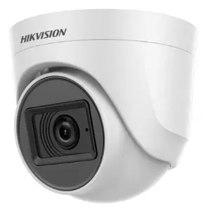 Camera supraveghere video Hikvision DS-2CE76D0T-ITPFS2, Turbo HD dome, 2MP, CMOS, 1920 × 1080, 2.8mm (Alb)