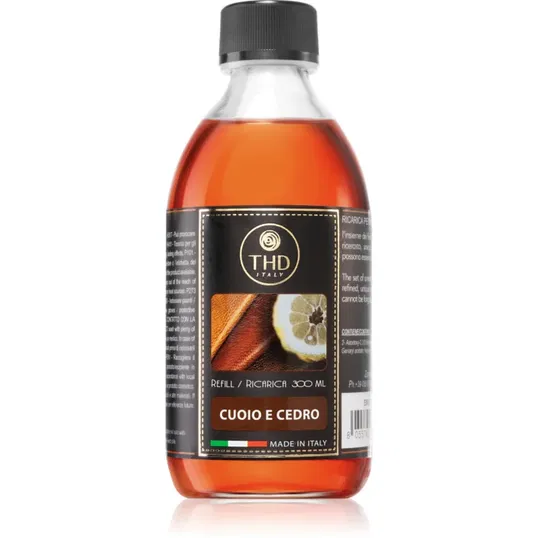 THD Ricarica Cuoio E Cedro reumplere în aroma difuzoarelor 300 ml
