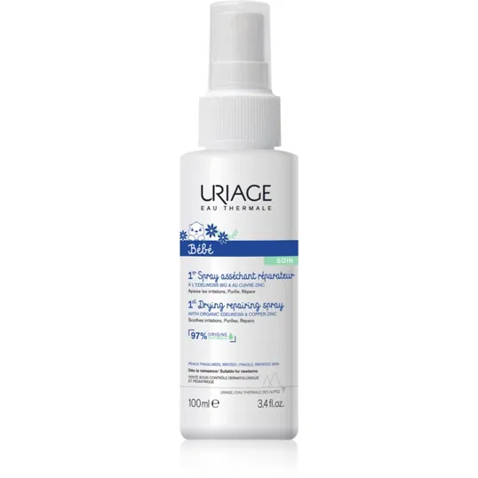 Uriage Bébé 1st Cu-Zn+ Drying Repairing Spray spray impotriva iritatiilor 100 ml