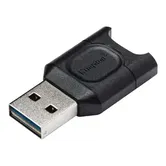 Card reader Kingston MobileLite Plus, microSD, interfata USB 3.2 Gen 1, UHS-II (Negru)