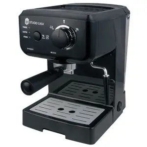 Espressor cu pompa Studio Casa Caffe Crema SC1901, 1140 W, 15 bar, 1.25 l (Negru)
