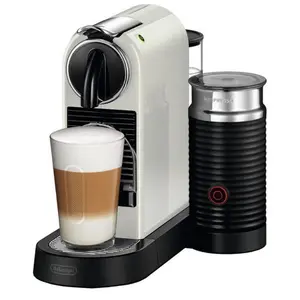 Espressor DeLonghi Nespresso Citiz&Milk EN 267.WAE, 1710 W, 19 bari, 1 l (Alb/Negru)