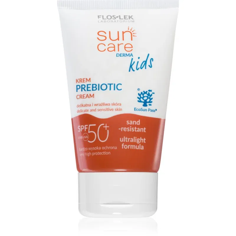 FlosLek Laboratorium Sun Care Derma Kids crema de protectie pentru copii cu probiotice SPF 50+ 50 ml