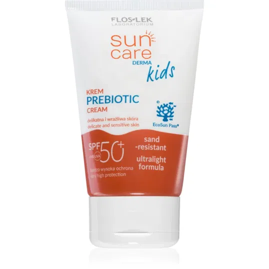 FlosLek Laboratorium Sun Care Derma Kids crema de protectie pentru copii cu probiotice SPF 50+ 50 ml