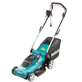 Masina electrica de tuns gazonul Makita ELM3720, 1400 W, 37 cm latime lucru, 3 trepte taiere, 40 l sac colector