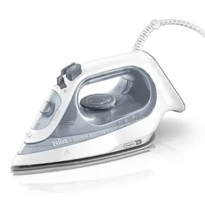 Fier de calcat Braun TexStyle 3 SI 3054 GY, 2400 W, 0.27 l, jet de abur 180 l/min, FreeGlide 3D (Alb/Gri)