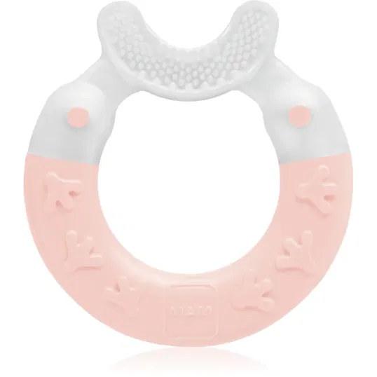 MAM Bite & Brush jucărie pentru dentiție 3m+ Pink 1 buc