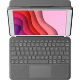 Husa Book Cover cu tastatura Logitech 920-009629 pentru iPad 10.2" (gen.7), Layout UK (Gri)
