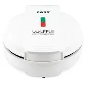 Aparat de facut vafe Zass ZWM 01, 750W, Placi din teflon antiaderente, Indicator LED, Sistem depozitare cablu, Picioruse antialunecare (Alb)