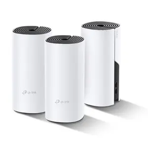 Sistem Wi-Fi Mesh TP-Link Deco P9 (3-pack) AC1200 + AV1000 cu acoperire completa pentru casa (Alb)