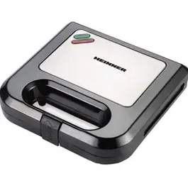 Sandwich maker Heinner SM-K750BKS, 750 W, 2 Sandwich-uri (Negru/Inox)