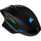 Mouse Gaming Corsair DARK CORE RGB PRO, Operare Wi-Fi, Bluetooth sau USB, 18000 DPI (Negru)