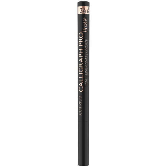 Tus pentru ochi rezistent la apa Calligraph Pro Precise 24h Matt Liner Waterproof 010 - Intense Black, 1.2ml, Catrice