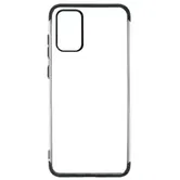 Protectie Spate Just Must Electro Simple JMHESS20PBK pentru Samsung Galaxy S20 Plus (Transparent/Negru)