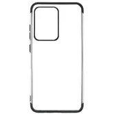 Protectie Spate Just Must Electro Simple JMHESS20UBK pentru Samsung Galaxy S20 Ultra (Transparent/Negru)