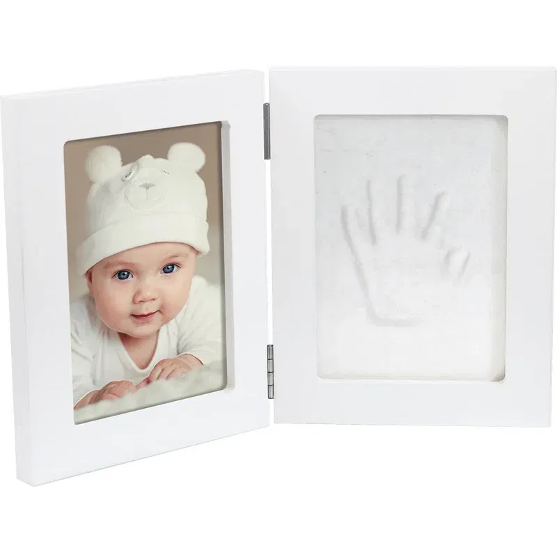 Dooky Luxury Memory Box Double Frame Handprint set de mulaj pentru amprentele bebelușului 1 buc