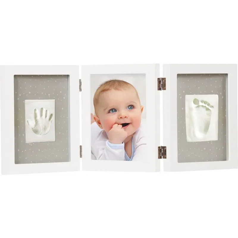 Dooky Luxury Memory Box Triple Frame Printset set de mulaj pentru amprentele bebelușului 1 buc