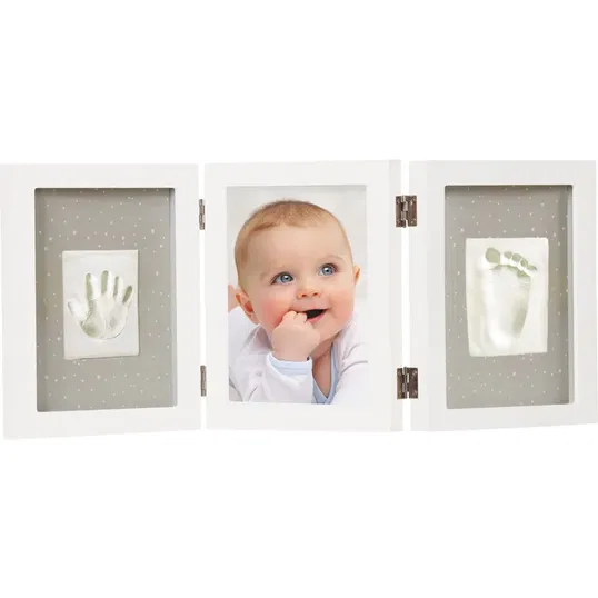Dooky Luxury Memory Box Triple Frame Printset set de mulaj pentru amprentele bebelușului 1 buc