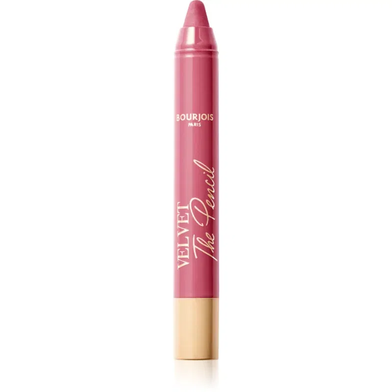 Bourjois Velvet the Pencil ruj in creion cu efect matifiant culoare 02 Amou-Rose 1,8 g