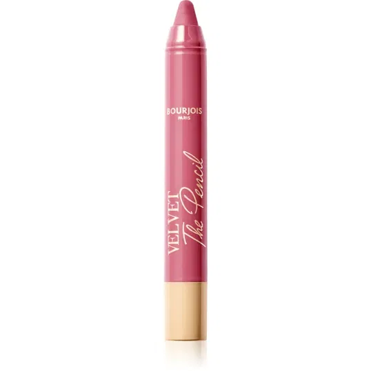 Bourjois Velvet the Pencil ruj in creion cu efect matifiant culoare 02 Amou-Rose 1,8 g