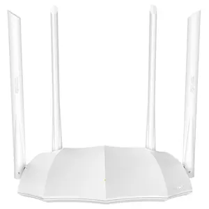 Router Wireless/Access Point Tenda AC5 V3.0, Dual Band, 1200 Mbps, 4 Antene externe (Alb)