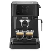 Espressor manual DeLonghi Stilosa EC230.BK, 1100 W, 15 bari, 1 l (Negru)