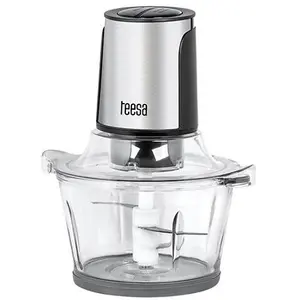 Mini Chopper Teesa TSA3227, 400W, 1.5 L (Negru/Argintiu)