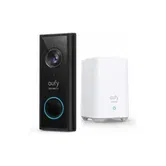 Kit Interfonvideo eufy + HomeBase, Wireless, 2K HD, autonomie 6 luni, Google Voice Assistant