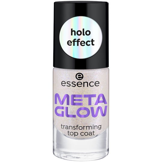 Top coat Meta Glow transforming top coat, 8ml, Essence