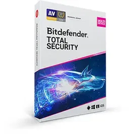 Bitdefender Total Security, 3 PC, 1 an, Licenta noua, BOX/Retail