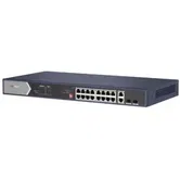 Switch Hikvision DS-3E0520HP-E, Gigabit, 16 porturi, PoE