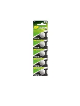Baterii Lithium CELL GP GPPBL2016007, 3 V, CR2016 (DL2016), 5 buc, Argintiu