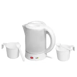 Fierbator de apa Lafe CEG0010.1, 650 W, 0.6 l, 2 cesti, 2 lingurite (Alb)
