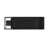 Stick USB Kingston DataTraveler 70, 64GB, USB 3.2 Type-C (Negru)